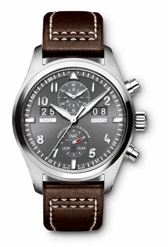 IWC Pilot's Watch Spitfire Perpetual Calendar Digital Date-Month Stainless Steel IW3791-08 (3791-08, IW379108)